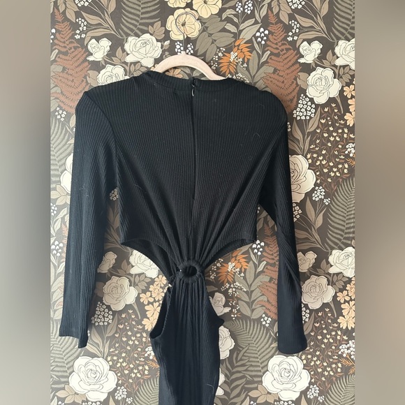 LNA Banx Cutout Jumpsuit in black size small - Picture 6 of 9